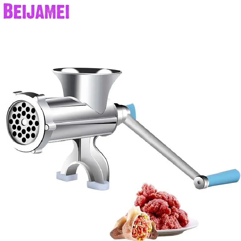 Beijamei household sausage filler stainless steel blade meat grinder grinding noodles maker machine price
Beijamei household sausage filler stainless steel blade meat grinder grinding noodles maker machine price