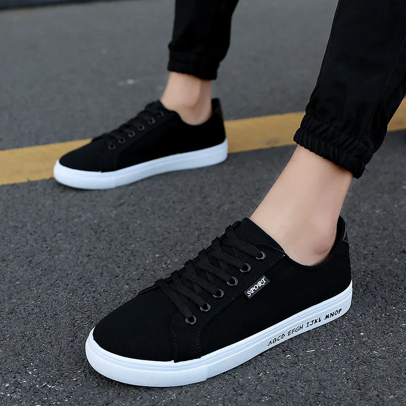Canvas Shoes Vogue Men Skateboarding Shoes Breathable Leisure Korean Low Tide Black White Men Shoes Flat Oxford Sports Shoes
Canvas Shoes Vogue Men Skateboarding Shoes Breathable Leisure Korean Low Tide Black White Men Shoes Flat Oxford Sports Shoes