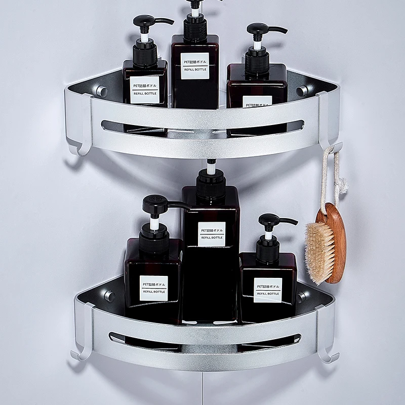 Space Aluminum Bathroom Shelves Kitchen Wall Shelf Shower Storage Rack Bathroom Accessories
Space Aluminum Bathroom Shelves Kitchen Wall Shelf Shower Storage Rack Bathroom Accessories
