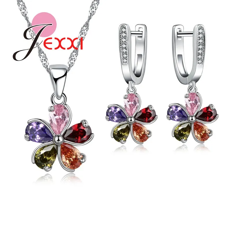 Hot Sale Elegant Austrian Crystal Jewelry Sets For Women Fashion Flower 925 Sterling Silver Wedding Bridal Jewellery Set
Hot Sale Elegant Austrian Crystal Jewelry Sets For Women Fashion Flower 925 Sterling Silver Wedding Bridal Jewellery Set