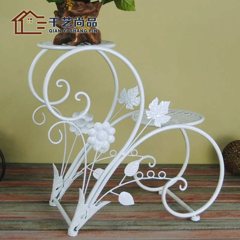 European iron flower multi balcony hanging orchids stand room ladder iron rack shelf
European iron flower multi balcony hanging orchids stand room ladder iron rack shelf