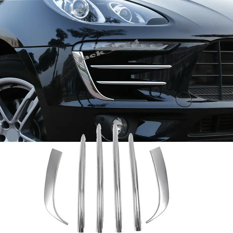 Chrome Car Front Headlight Eyebrow Decoration Cover Trim for Porsche Macan 2015-2016
Chrome Car Front Headlight Eyebrow Decoration Cover Trim for Porsche Macan 2015-2016