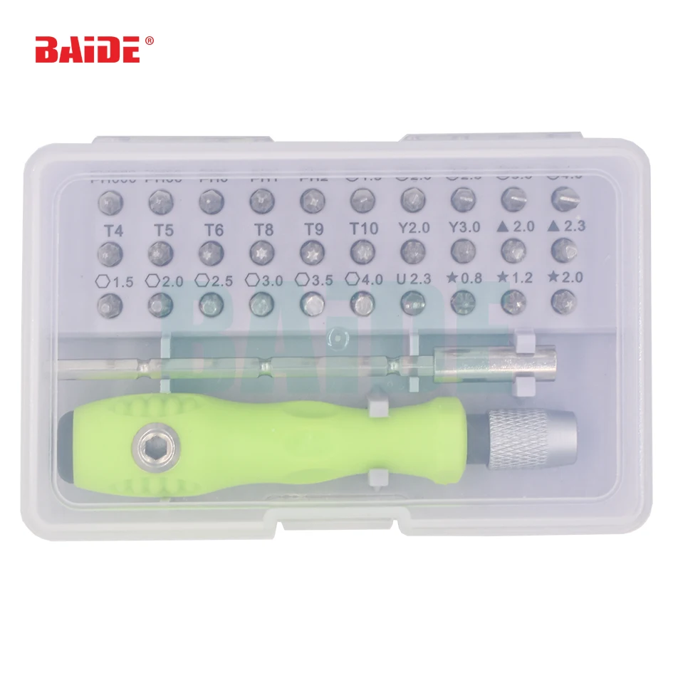 32 in 1 Precision Interchangeable Magnetic Screwdriver Set Mini Screwdriver Bits Repair Tools Kit Set 7389C 20pcs/lot
32 in 1 Precision Interchangeable Magnetic Screwdriver Set Mini Screwdriver Bits Repair Tools Kit Set 7389C 20pcs/lot