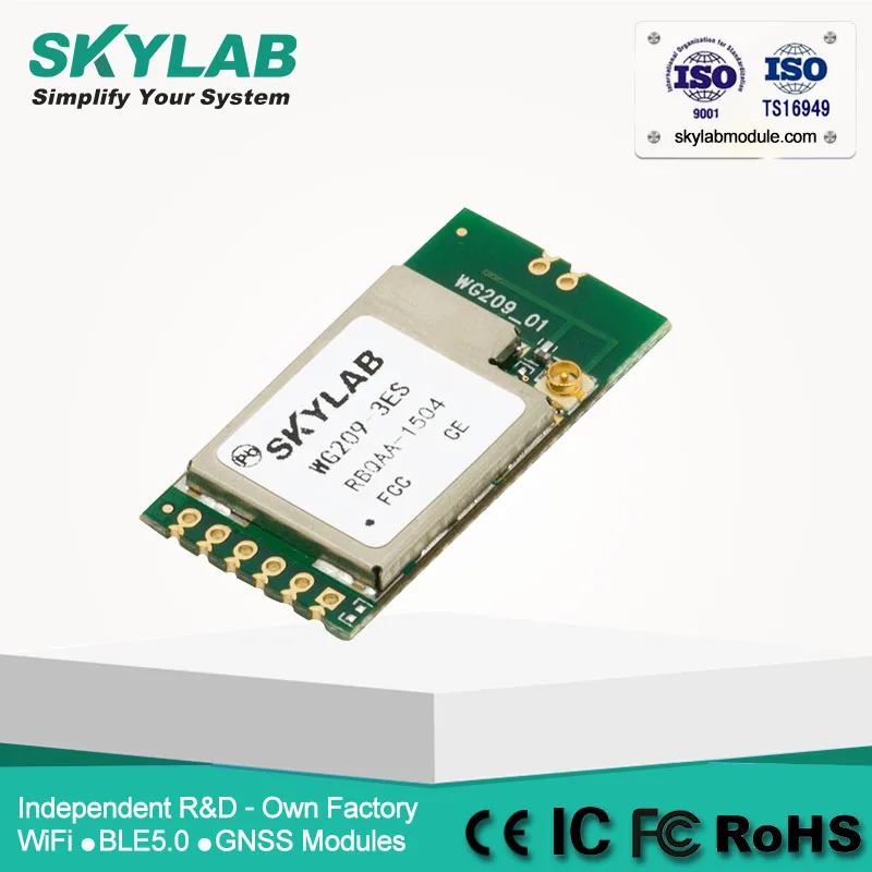 SKYLAB WG209 2.4GHz 3.3V MT7601 USB WiFi Module for Desktop/Laptop/IP Camera/Printers
SKYLAB WG209 2.4GHz 3.3V MT7601 USB WiFi Module for Desktop/Laptop/IP Camera/Printers
