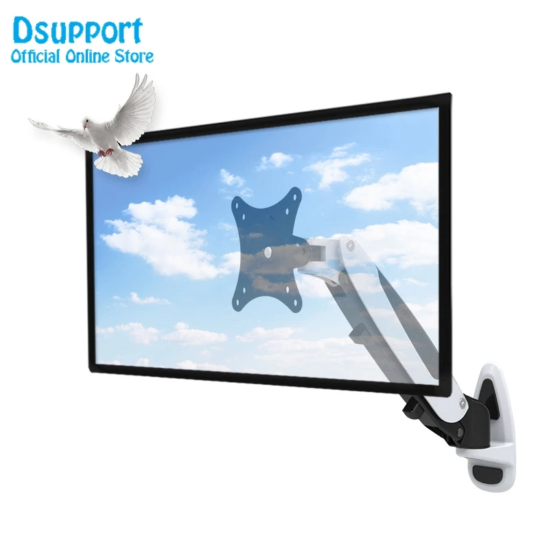 Aluminum Gas Spring 360 Degree 15-27 inch LCD LED TV Wall Mount Full Motion Height Adjustable Monitor Holder Arm Bracket
Aluminum Gas Spring 360 Degree 15-27 inch LCD LED TV Wall Mount Full Motion Height Adjustable Monitor Holder Arm Bracket