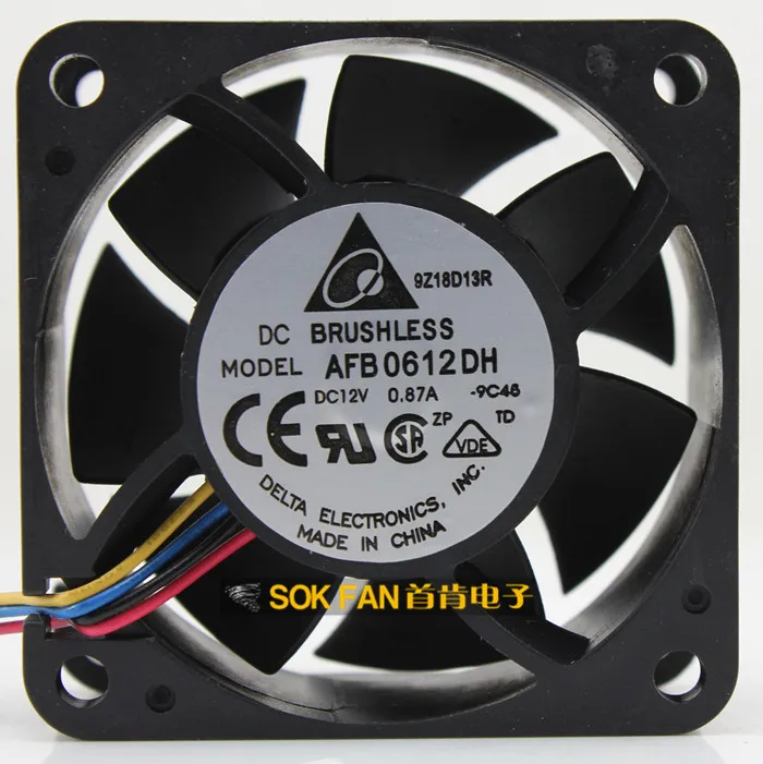 NEW DELTA 6CMCM AFB0612DH 6028 double ball bearing DC12V server high air volume cooling fan
NEW DELTA 6CMCM AFB0612DH 6028 double ball bearing DC12V server high air volume cooling fan