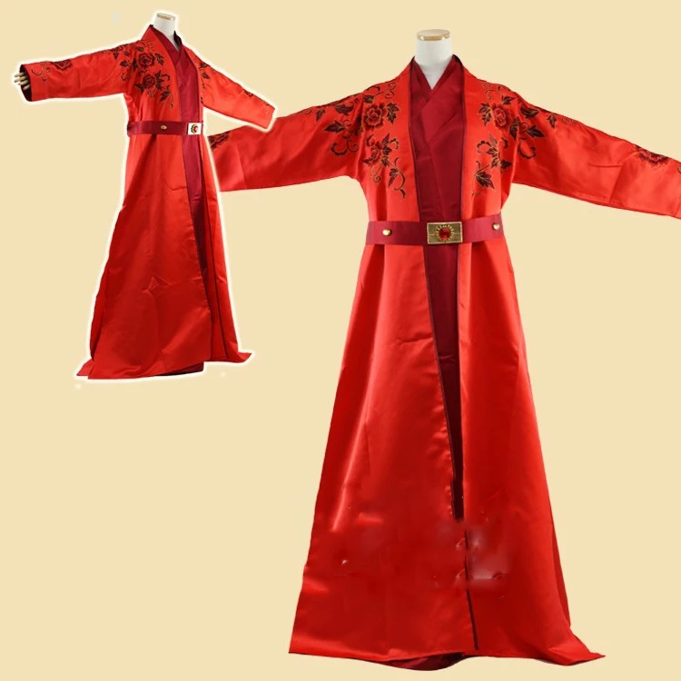 LingHu Cong Narrow Sleeve Groom Hanfu Traditional Chinese Wedding Costume for TV Play Xiao'Ao Jiang Hu Wedding Clothes
LingHu Cong Narrow Sleeve Groom Hanfu Traditional Chinese Wedding Costume for TV Play Xiao'Ao Jiang Hu Wedding Clothes