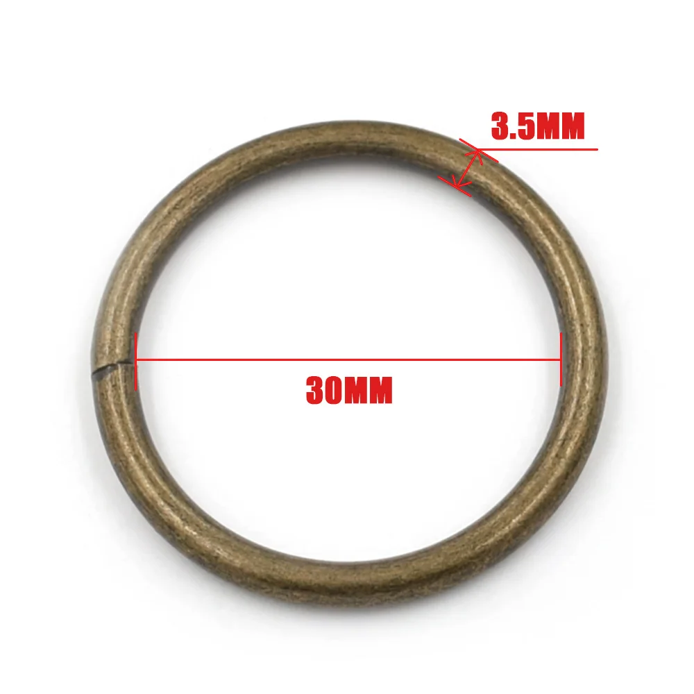 10PCS/LOT 30 mm Bronze iron Ring rcircles Metal buckle hooks Rings Handbag hardware accessories Hanging buckle
10PCS/LOT 30 mm Bronze iron Ring rcircles Metal buckle hooks Rings Handbag hardware accessories Hanging buckle