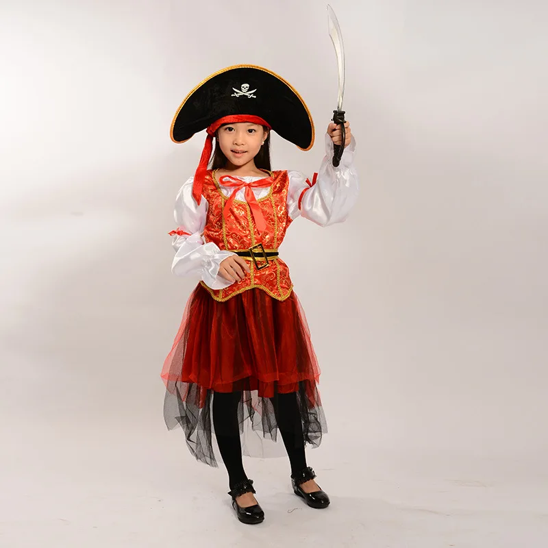 Children Pirate Costume Boy Girl Pirates Costume Kids Halloween Carnival Costumes Fancy Dress Party Supplies
Children Pirate Costume Boy Girl Pirates Costume Kids Halloween Carnival Costumes Fancy Dress Party Supplies