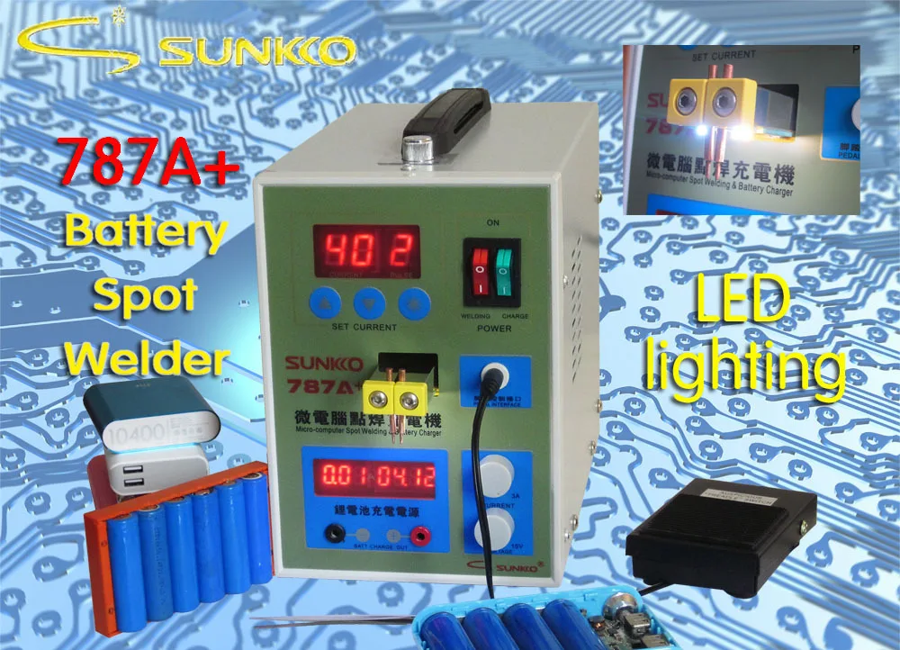 Spot Welder 18650 Lithium Battery Charging Tester 2 in 1 Electric Soldering Iron Precision Welding Machine Battery Welder 787A+
Spot Welder 18650 Lithium Battery Charging Tester 2 in 1 Electric Soldering Iron Precision Welding Machine Battery Welder 787A+
