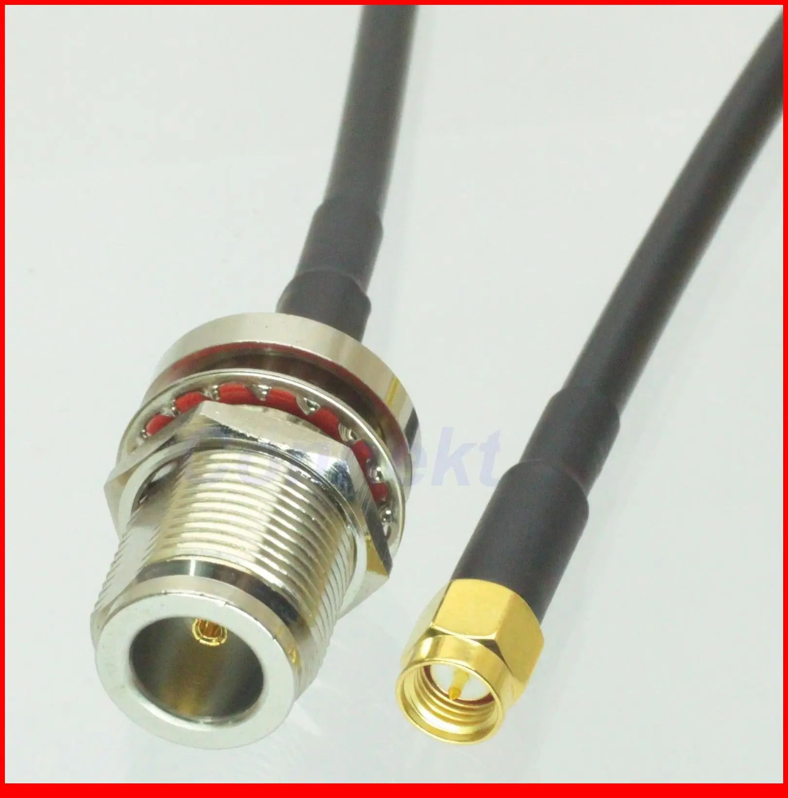 5 шт./лот N женский гайка переборка к SMA мужской RG58 кабель Перемычка pigtail 50 см 
5 шт./лот N женский гайка переборка к SMA мужской RG58 кабель Перемычка pigtail 50 см