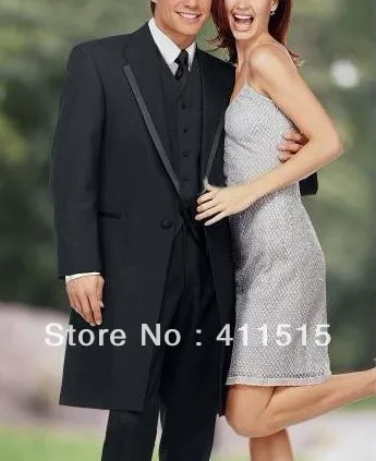 FREe shipping/Lengthen style Black Groom wear Tuxedos Notch Lapel Groomsmen Men Wedding Suits/custom made cheap dress
FREe shipping/Lengthen style Black Groom wear Tuxedos Notch Lapel Groomsmen Men Wedding Suits/custom made cheap dress