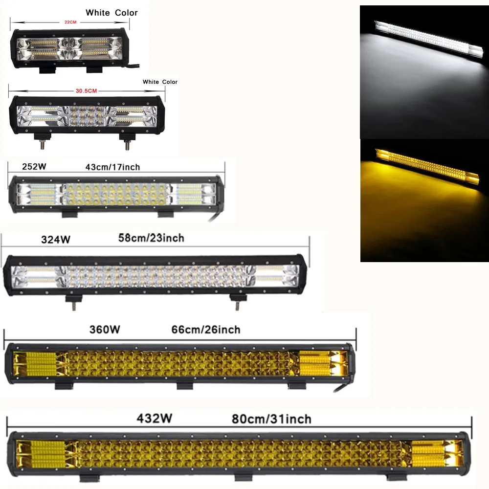 Triple Row Led Light Bar 12V 24V Pickup Wagon Boat Marine 4WD 4x4 Offroad 144W 180W 252W 288W 324W 360W 432W Bar Work Lights
Triple Row Led Light Bar 12V 24V Pickup Wagon Boat Marine 4WD 4x4 Offroad 144W 180W 252W 288W 324W 360W 432W Bar Work Lights