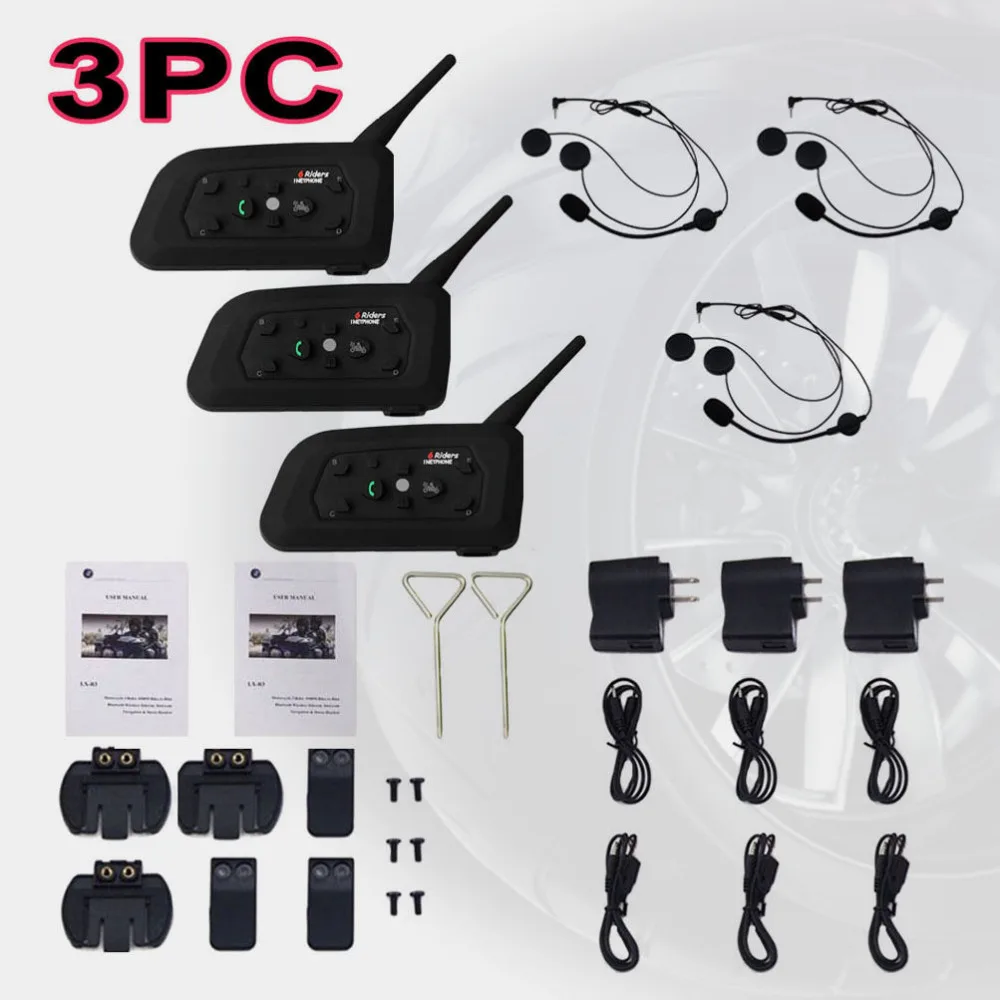 Free shipping 3pcs/set 1200M BT Bluetooth Moto Helmet Interphone Intercom Headset 6 Riders Wireless motocrcycle Headset Helmet
Free shipping 3pcs/set 1200M BT Bluetooth Moto Helmet Interphone Intercom Headset 6 Riders Wireless motocrcycle Headset Helmet
