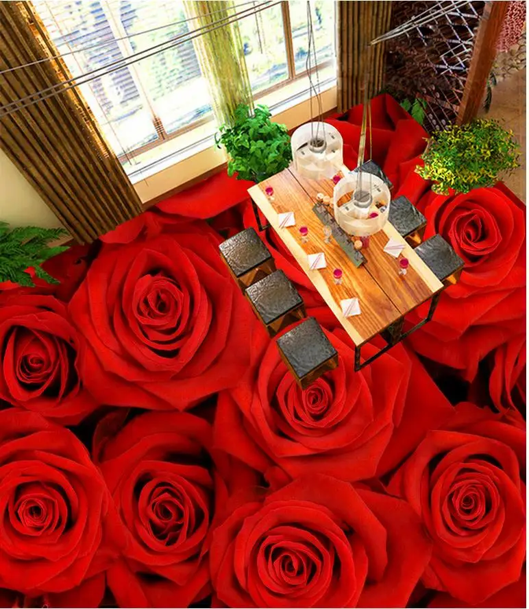 Custom Photo Floor 3D Wallpaper Modern Art PVC Wall paper self-adhesive Floor mural Rose floor Modern sticker 3D floor
Custom Photo Floor 3D Wallpaper Modern Art PVC Wall paper self-adhesive Floor mural Rose floor Modern sticker 3D floor