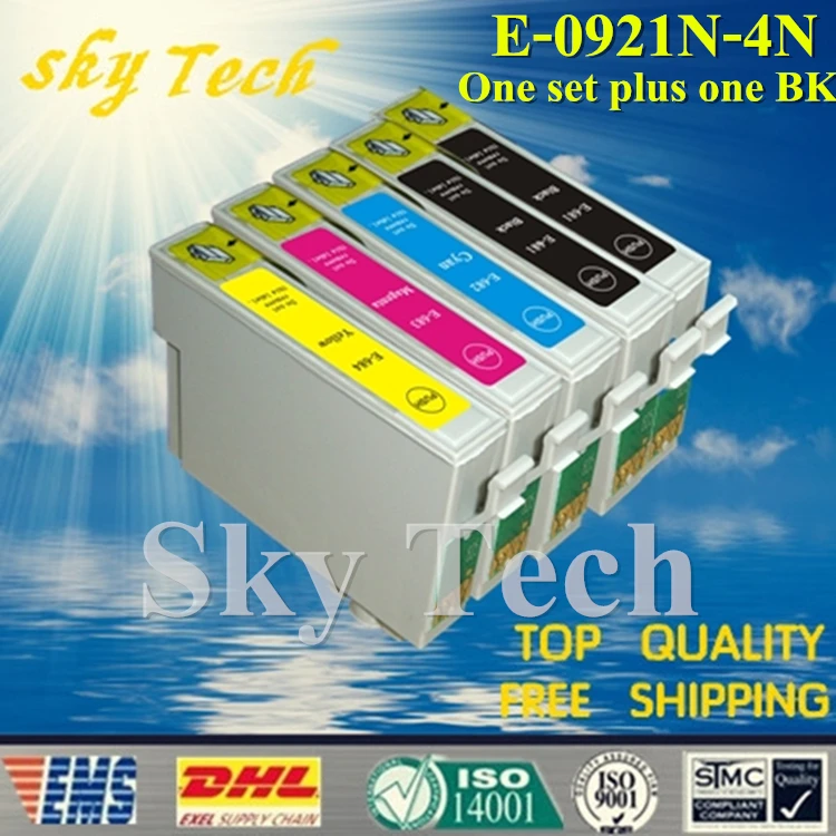 Один комплект и один совместимый картридж BK для T0921N-T0924N, для Epson Stylus T26 T27 TX117 TX106 TX109 и т. д.
Один комплект и один совместимый картридж BK для T0921N-T0924N, для Epson Stylus T26 T27 TX117 TX106 TX109 и т. д.
