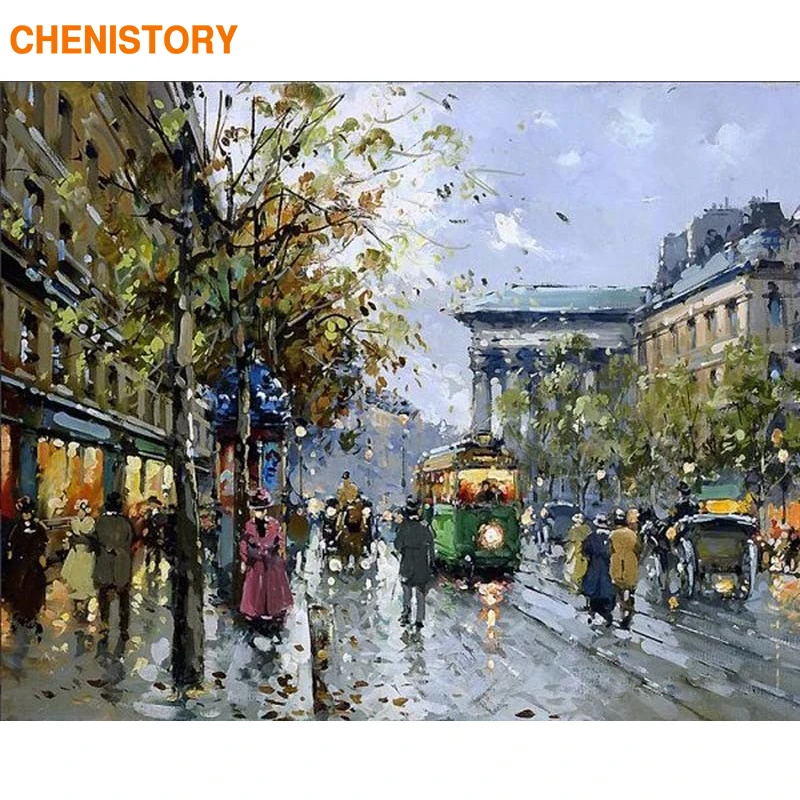 CHENISTORY Europe Street Night абстрактный Рисунок Сделай своими руками по номерам, ручная роспись маслом, краска по номерам для украшения дома
CHENISTORY Europe Street Night абстрактный Рисунок Сделай своими руками по номерам, ручная роспись маслом, краска по номерам для украшения дома