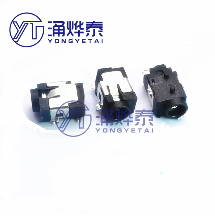 YYT High quality DC031A DC power socket DC-031A 3.5*1.3mm DC power socket Four-legged patch Silver plated
YYT High quality DC031A DC power socket DC-031A 3.5*1.3mm DC power socket Four-legged patch Silver plated
