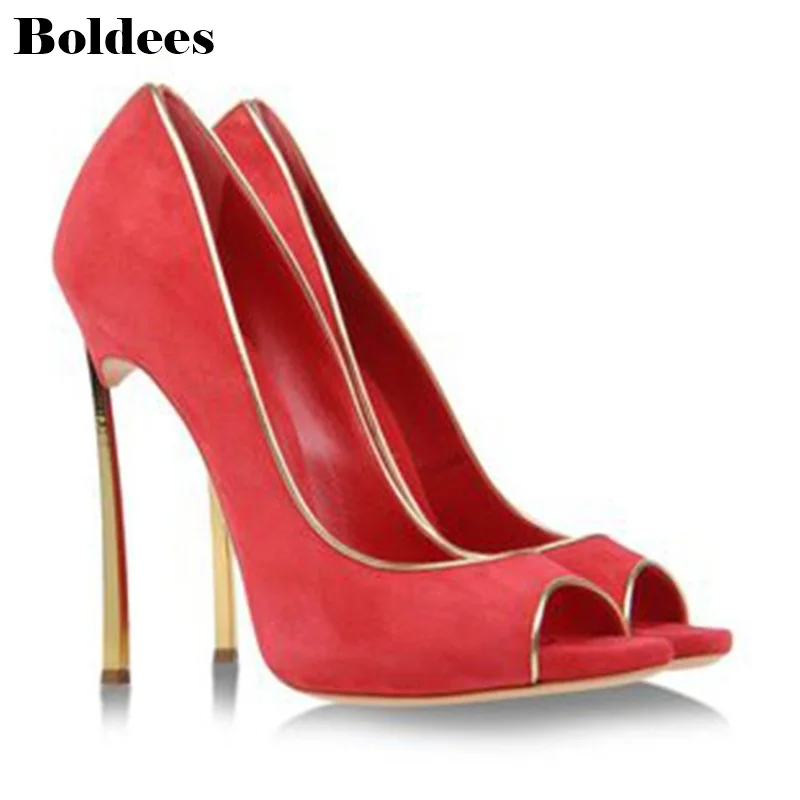 Hot Fashion Red Nude Black streak Peep Toe Women Pumps Metal Thin High Heels Sexy Women Blade Heeled Wedding Shoes Woman
Hot Fashion Red Nude Black streak Peep Toe Women Pumps Metal Thin High Heels Sexy Women Blade Heeled Wedding Shoes Woman