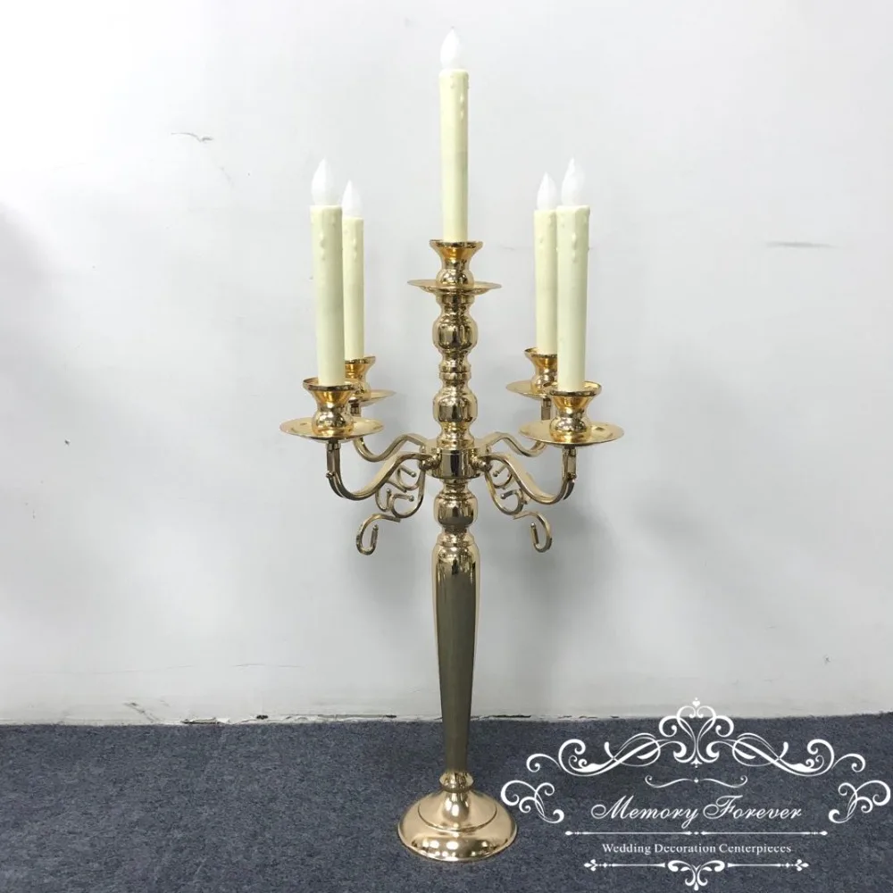 Elegant 5 Head Candelabra for Wedding Decorations Metal Gold Taper Candle Holder Event Party Table Centerpieces
Elegant 5 Head Candelabra for Wedding Decorations Metal Gold Taper Candle Holder Event Party Table Centerpieces