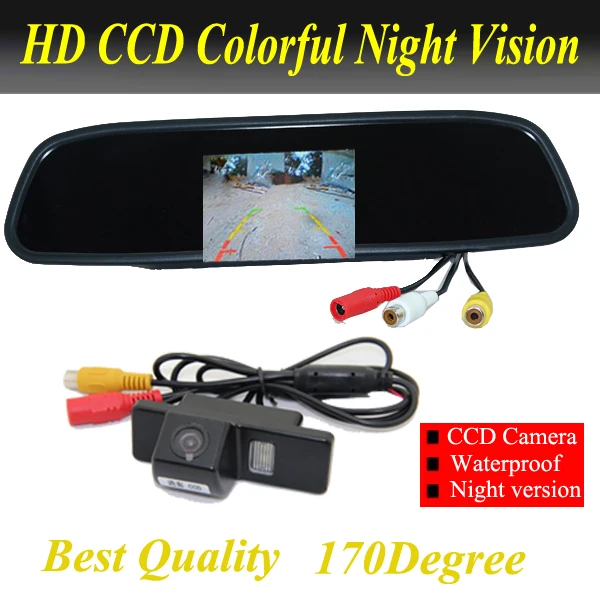 Car Rear View Camera HD 4.3 inch Rearview Mirror Car parking camera Monitor For Citroen C4/C5/ For NISSAN QASHQAI X-TRAIL
Car Rear View Camera HD 4.3 inch Rearview Mirror Car parking camera Monitor For Citroen C4/C5/ For NISSAN QASHQAI X-TRAIL
