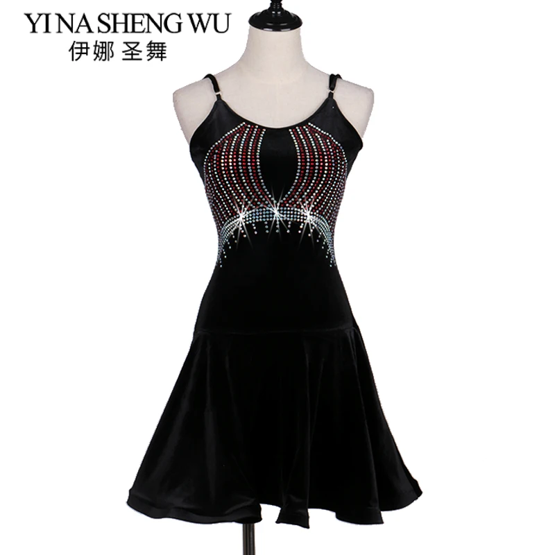 New Sling Velvet Diamond Latin Dance Competition Performance Dress Sexy Backless Latin Dance Dress Adult Female For Samba Rumba
New Sling Velvet Diamond Latin Dance Competition Performance Dress Sexy Backless Latin Dance Dress Adult Female For Samba Rumba