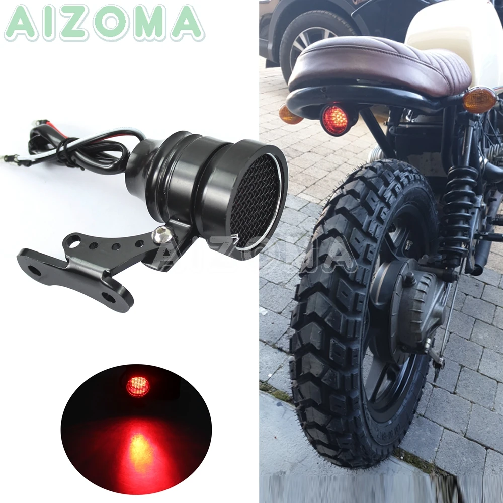 Motorcycle Brat Style Taillight Black 12V LED Custom Mini Fender Mount Brake Rear Tail Lights for Cafe Racer Bobber Parking Lamp
Motorcycle Brat Style Taillight Black 12V LED Custom Mini Fender Mount Brake Rear Tail Lights for Cafe Racer Bobber Parking Lamp