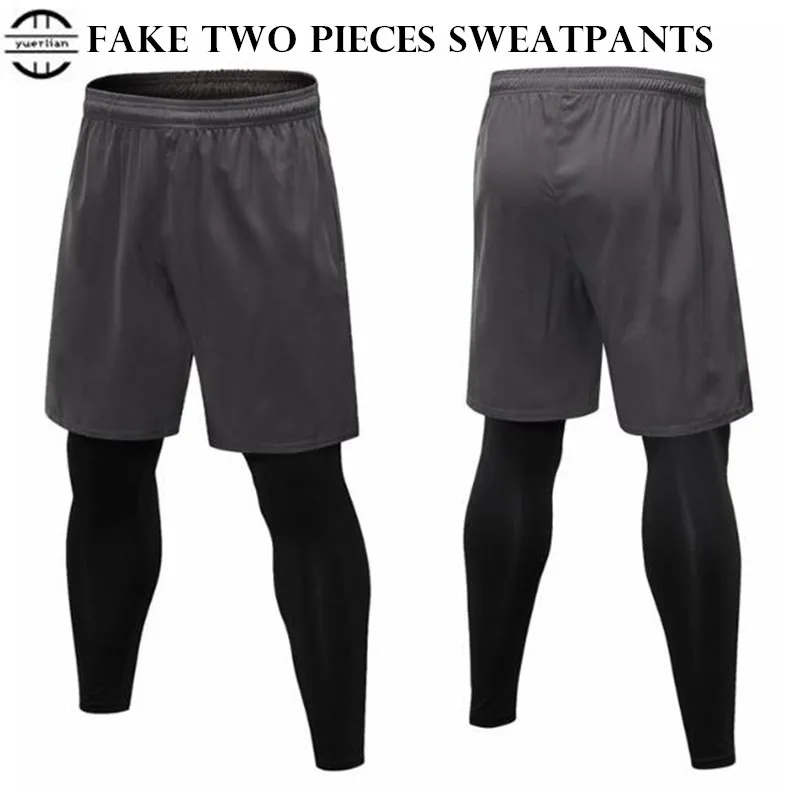 Men Pro Shaper Compression Tight Fake 2-Piece Pants,Quick-dry Wicking Sport Fitness Bottom Trousers with Fifth Shorts Sweatpants
Men Pro Shaper Compression Tight Fake 2-Piece Pants,Quick-dry Wicking Sport Fitness Bottom Trousers with Fifth Shorts Sweatpants