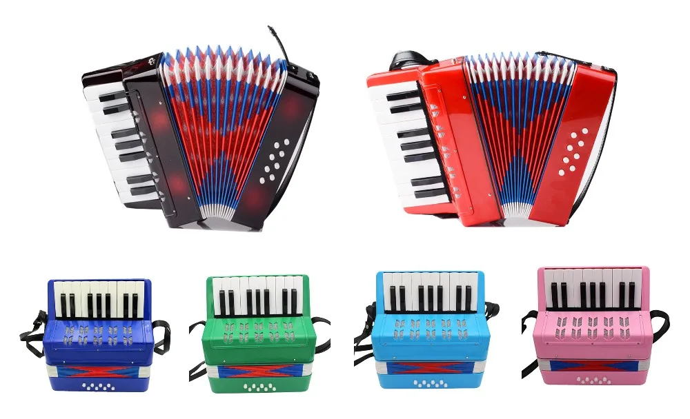 Free shipping!17keys 8Bass beginner children's enlightenment accordion instrument Educational kids' Accordion(6 colors optional)
Free shipping!17keys 8Bass beginner children's enlightenment accordion instrument Educational kids' Accordion(6 colors optional)