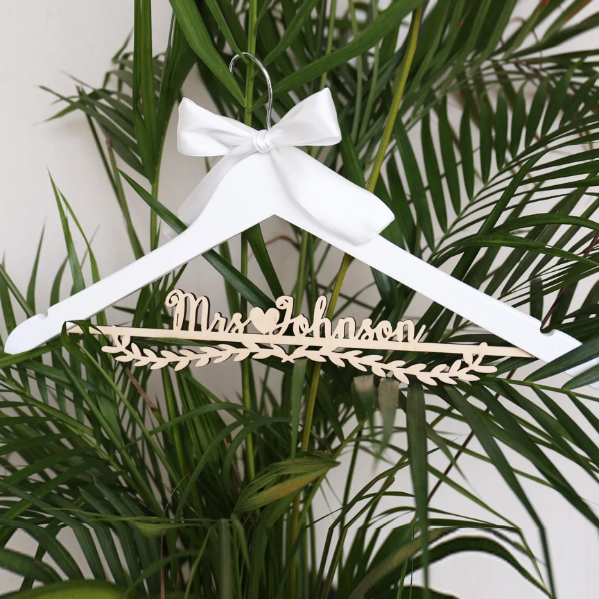 Personalized Mrs name dress hanger, Bridesmaid Wedding Hangers, rustic olive branch Wood Hanger
Personalized Mrs name dress hanger, Bridesmaid Wedding Hangers, rustic olive branch Wood Hanger