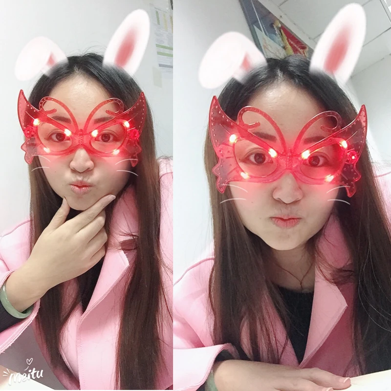 2018 Led Wedding Dress 24pcs/lot Fashion Party Light Glasses Led Butterfly For Xmas Birthday Halloween Bar Costume Decor Supply
2018 Led Wedding Dress 24pcs/lot Fashion Party Light Glasses Led Butterfly For Xmas Birthday Halloween Bar Costume Decor Supply