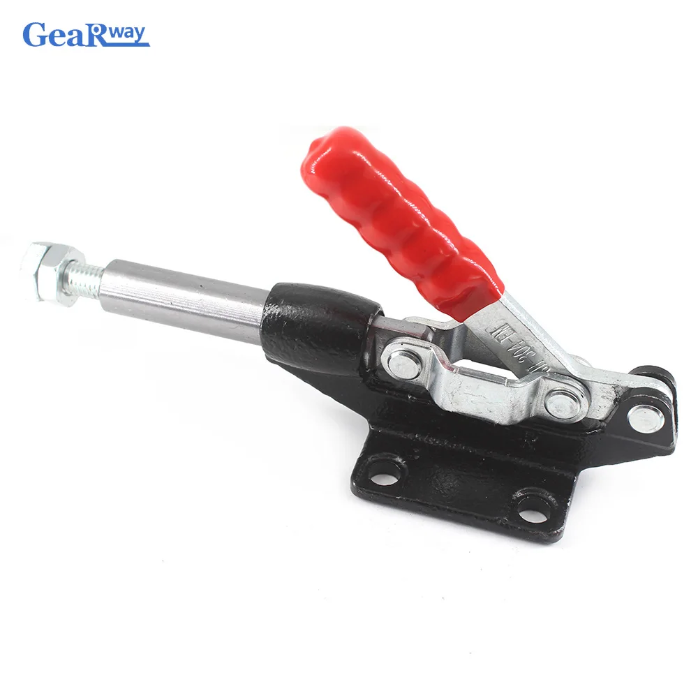 304EM Push Pull Toggle Clamp 386kg Holding Capacity Toggle Clamp for Woodworking 42mm Stroke Quick Release Hand Tool Clamp
304EM Push Pull Toggle Clamp 386kg Holding Capacity Toggle Clamp for Woodworking 42mm Stroke Quick Release Hand Tool Clamp