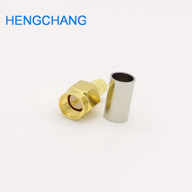 100pcs/lot SMA Male Connector SMA Male Plug RF Coaxial Connector Crimp For RG58 LMR195 RG-400 RG-142 50-3 Cable RF SMA connector
100pcs/lot SMA Male Connector SMA Male Plug RF Coaxial Connector Crimp For RG58 LMR195 RG-400 RG-142 50-3 Cable RF SMA connector