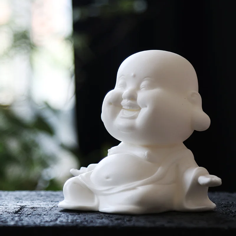 Ceramic handicraft ornaments, Small Maitreya Buddha, Yangzhiyu, home decorations, car-mounted ornaments, 14cm high
Ceramic handicraft ornaments, Small Maitreya Buddha, Yangzhiyu, home decorations, car-mounted ornaments, 14cm high