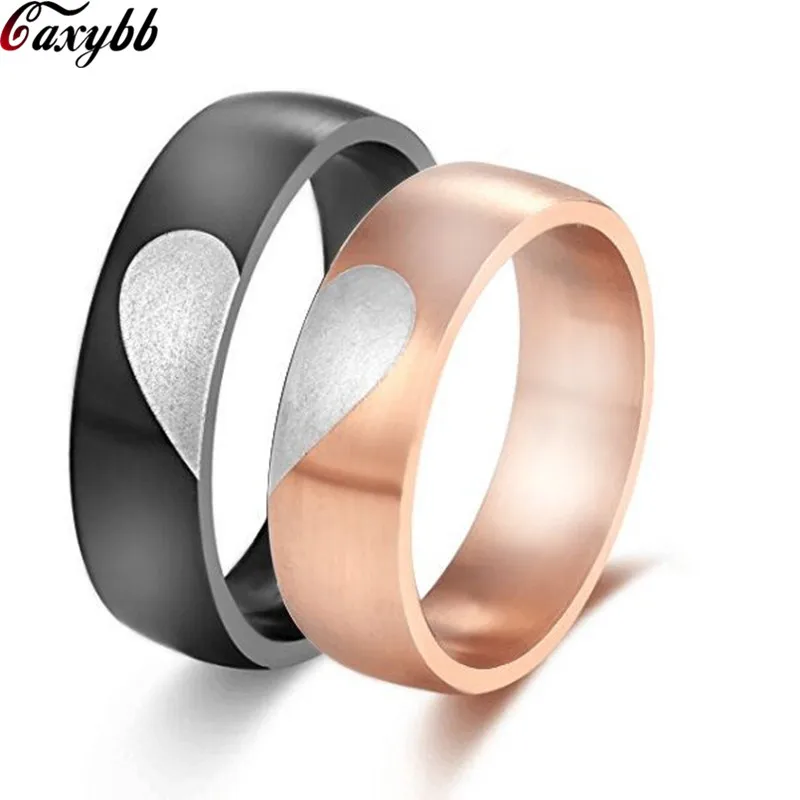 Lovers' Ring Black Color Couple Ring Stainless Steel Wedding Mr Mrs Ring for Women and Men Promise Jewelry
Lovers' Ring Black Color Couple Ring Stainless Steel Wedding Mr Mrs Ring for Women and Men Promise Jewelry