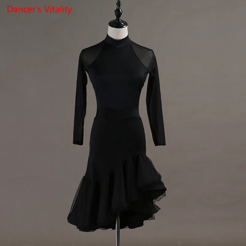 Professional Custom Made Ballroom Sexy Costumes Senior Mesh Dance Dress For Women Ballroom Long Sleeves Top+Skirt 2pcs
Professional Custom Made Ballroom Sexy Costumes Senior Mesh Dance Dress For Women Ballroom Long Sleeves Top+Skirt 2pcs