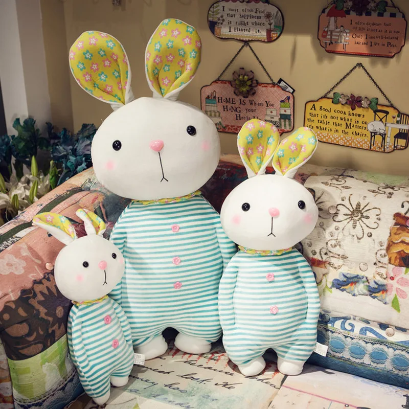 The New Cute Shy Striped Rabbit Doll Little Fresh Rabbit Stuffed Toy Children's Birthday Gift plush toys Xmas Children's Gift
The New Cute Shy Striped Rabbit Doll Little Fresh Rabbit Stuffed Toy Children's Birthday Gift plush toys Xmas Children's Gift