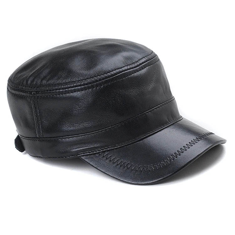 Men's cowhide military hat 100% Genuine leather cap autumn and winter outdoor patchwoak quilted leather warm ear flat hats
Men's cowhide military hat 100% Genuine leather cap autumn and winter outdoor patchwoak quilted leather warm ear flat hats