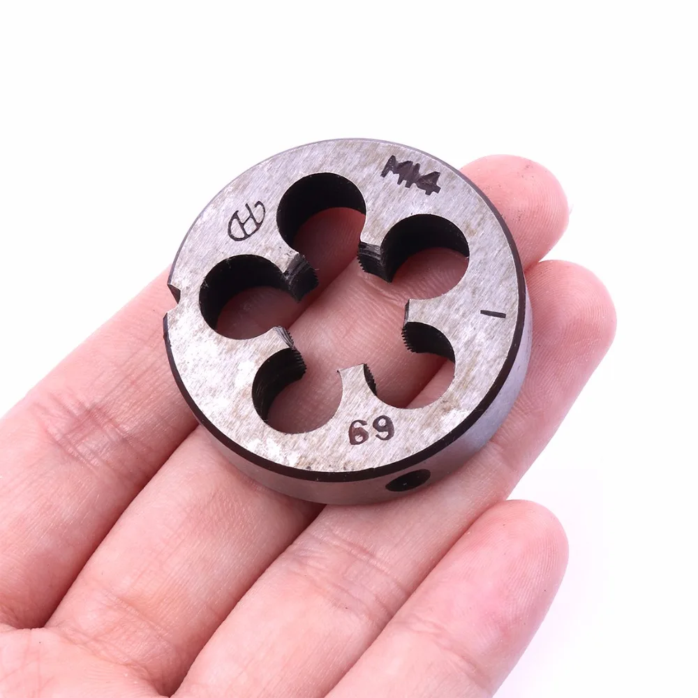1pc M14*1 Alloy Tool Steel 38mm Metric Right Hand Thread Die Screw Thread Round Die for Mold Machining
1pc M14*1 Alloy Tool Steel 38mm Metric Right Hand Thread Die Screw Thread Round Die for Mold Machining