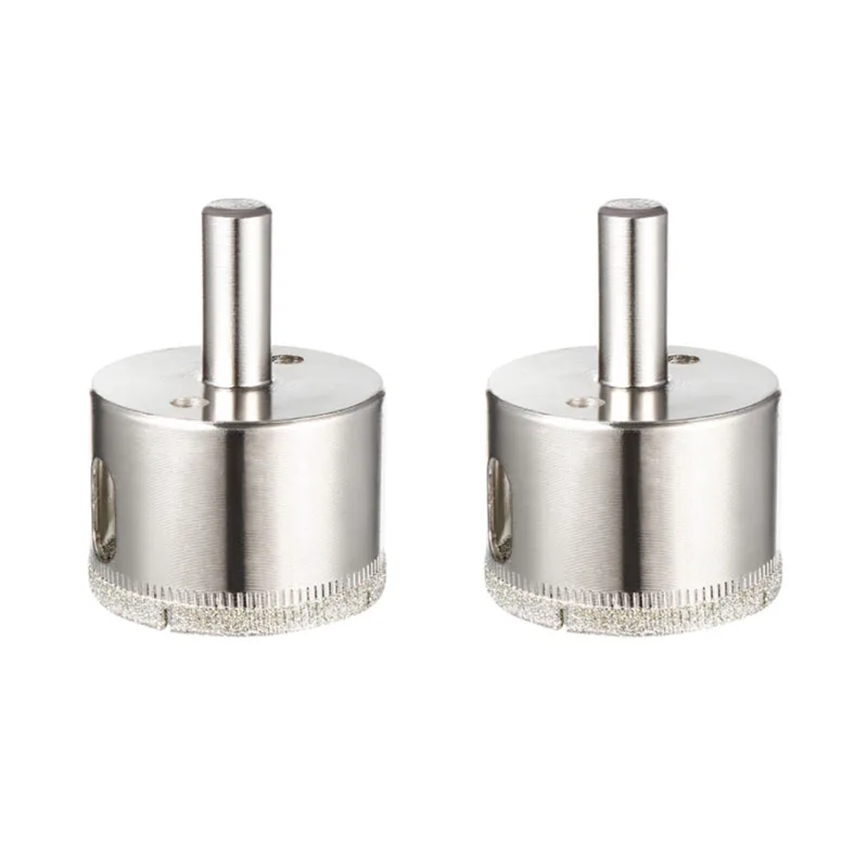 48mm Diamond Coated Glass Hole Saw Drill Bits for Ceramic Tile Marble Rock Porcelain 2 Pcs
48mm Diamond Coated Glass Hole Saw Drill Bits for Ceramic Tile Marble Rock Porcelain 2 Pcs