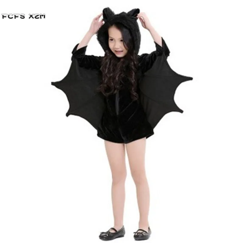 XS-XXL Black Mother And Daughter Cloths Halloween Bat Costumes Animal Cosplay Carnival Stage Show Masquerade Party Dress
XS-XXL Black Mother And Daughter Cloths Halloween Bat Costumes Animal Cosplay Carnival Stage Show Masquerade Party Dress