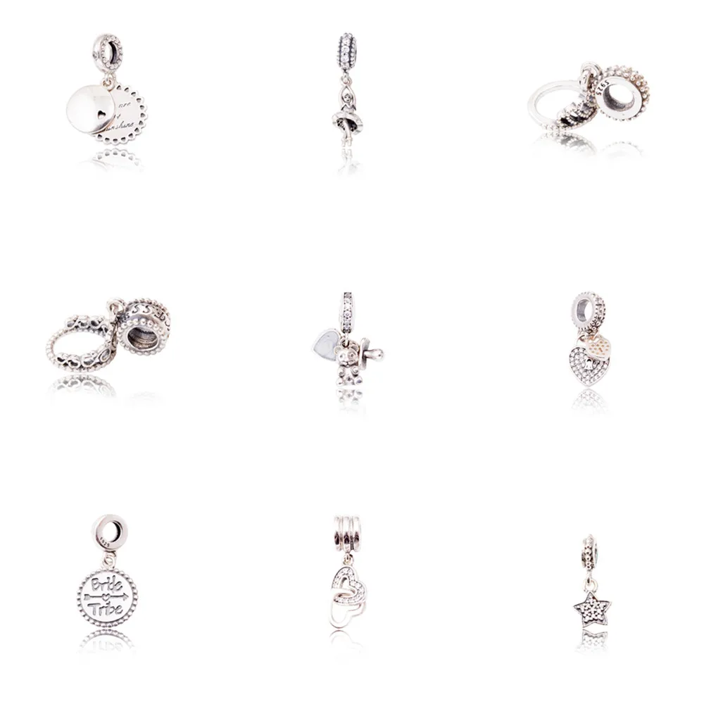 Pendant Bead Charm Authentic 925 Sterling Silver Fit Original Pandora Charms Bracelet Women Jewelry gift JF600235-243
Pendant Bead Charm Authentic 925 Sterling Silver Fit Original Pandora Charms Bracelet Women Jewelry gift JF600235-243