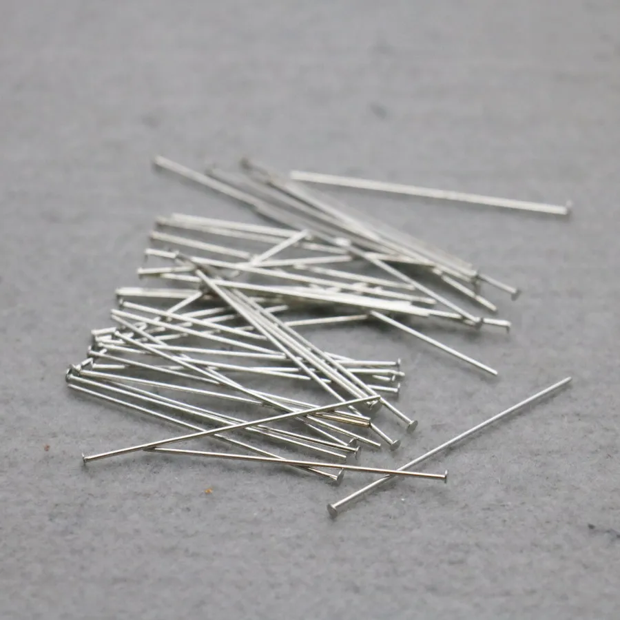 100PCS Wholesale Metal Hardware for Accessory Diy Machining metal parts Pins Flat needle Silver-plate Earrings Bracelet
100PCS Wholesale Metal Hardware for Accessory Diy Machining metal parts Pins Flat needle Silver-plate Earrings Bracelet