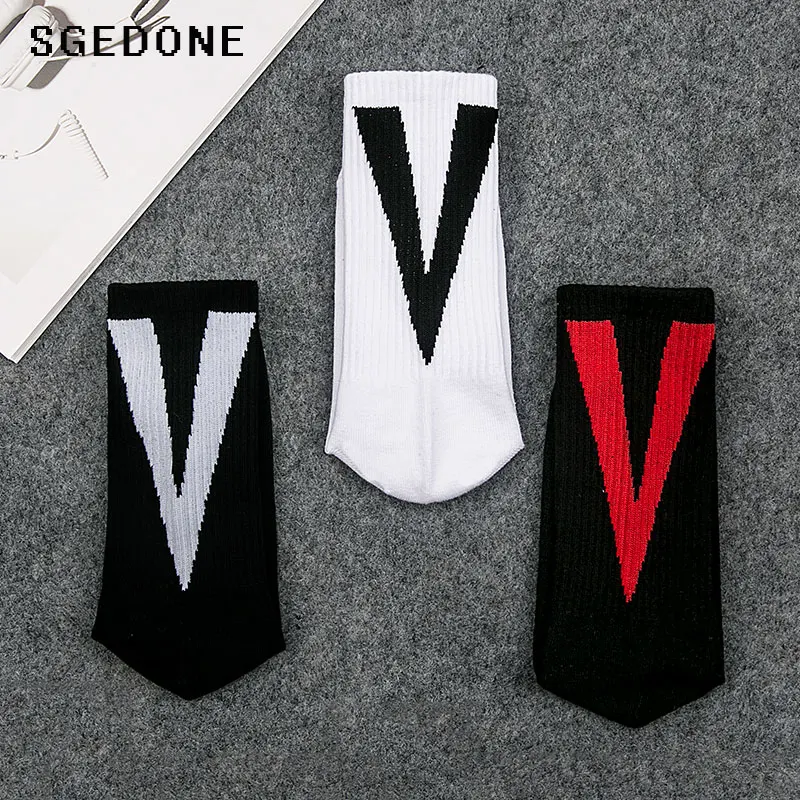 3 Pairs New Fashion Big V X Letter Sock Men's Socks Cotton Hip Hop Cool Funny Street Skateboard Socks personality Casual socks
3 Pairs New Fashion Big V X Letter Sock Men's Socks Cotton Hip Hop Cool Funny Street Skateboard Socks personality Casual socks