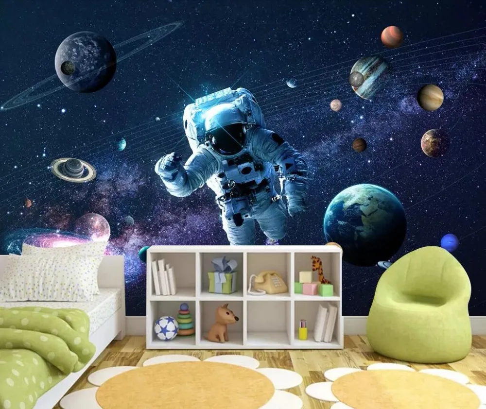Modern only beautiful universe stars romantic children room background wall decoration painting
Modern only beautiful universe stars romantic children room background wall decoration painting