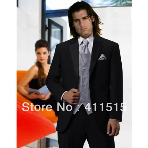FREE shipping/Custom Made cheap man tuxedos/Black Groom wear dress Notch Lapel Groomsmen Men Wedding men wear Suits
FREE shipping/Custom Made cheap man tuxedos/Black Groom wear dress Notch Lapel Groomsmen Men Wedding men wear Suits