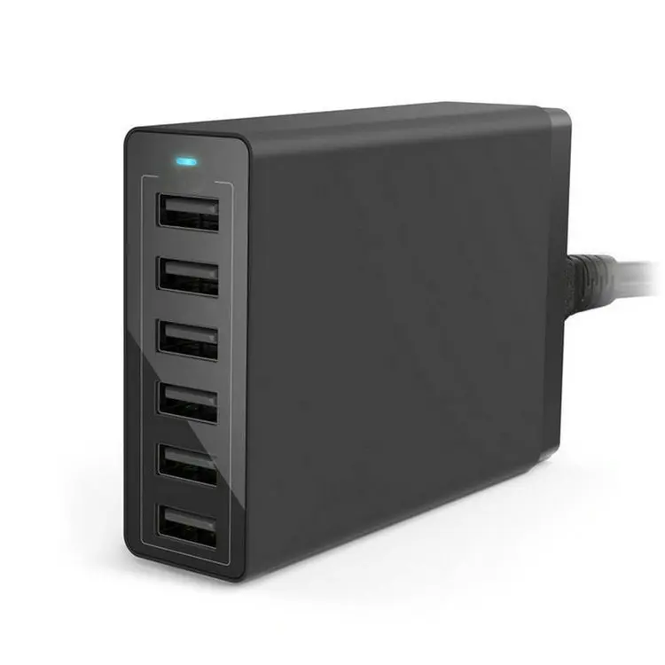 Настенное зарядное устройство NUOLIANXIN с 6 USB-портами, быстрая зарядка через USB для нескольких устройств (черный)
Настенное зарядное устройство NUOLIANXIN с 6 USB-портами, быстрая зарядка через USB для нескольких устройств (черный)