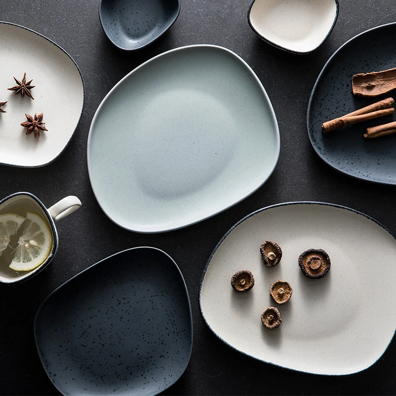 Irregular Ceramic Dinner Plate European Style Creative Home western steak Salad Plates Dining Decoration Plate Dinnerware Gifts
Irregular Ceramic Dinner Plate European Style Creative Home western steak Salad Plates Dining Decoration Plate Dinnerware Gifts