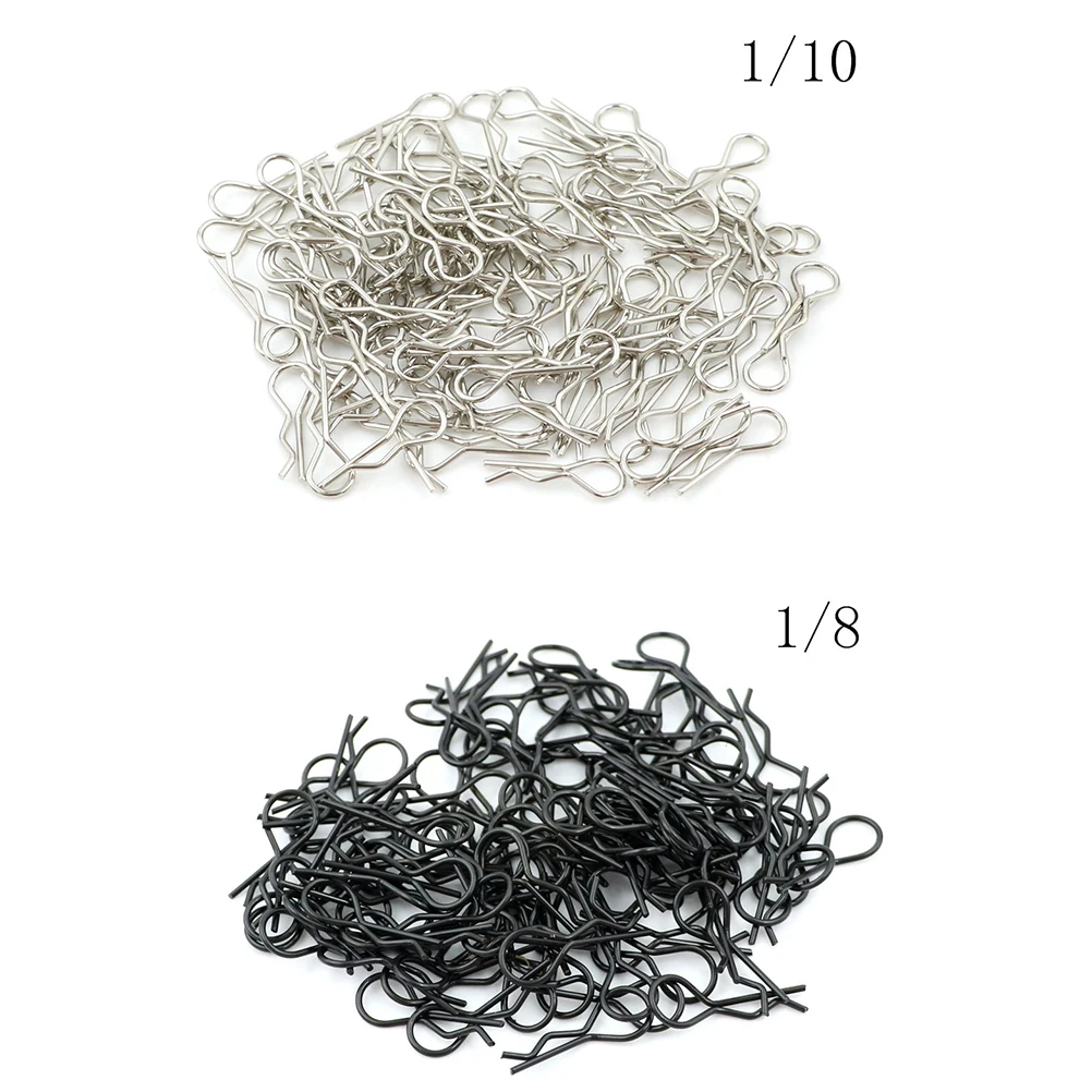 100pcs/lot Stainless Steel Body Clips Pins For RC Car Racing Shell Wind Tail Parts 1/10 1/8
100pcs/lot Stainless Steel Body Clips Pins For RC Car Racing Shell Wind Tail Parts 1/10 1/8