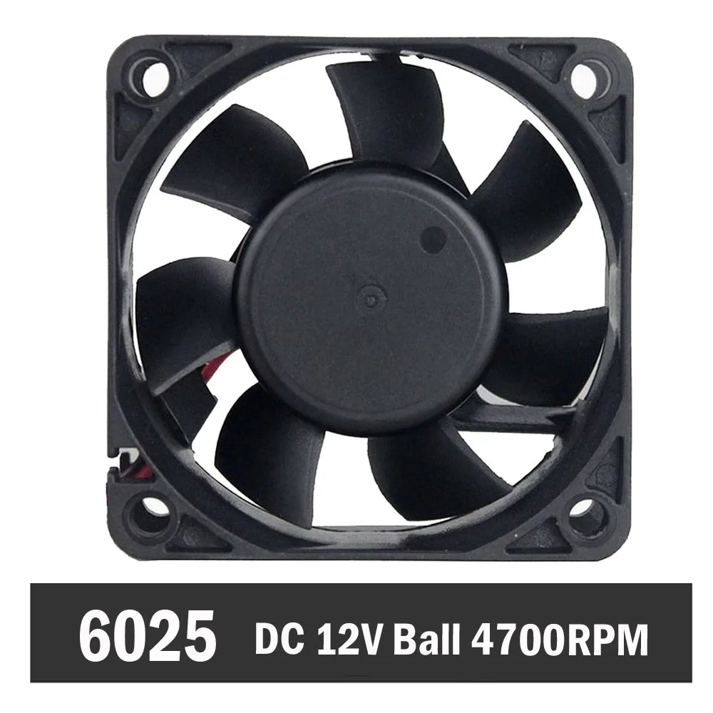 5pcs Gdstime 12V Ball Bearing 60mm Cooling Fan 6cm 60mm x 60mm x 25mm Brushless Computer Cooling Cooler Fan PC Laptop Cooler
5pcs Gdstime 12V Ball Bearing 60mm Cooling Fan 6cm 60mm x 60mm x 25mm Brushless Computer Cooling Cooler Fan PC Laptop Cooler